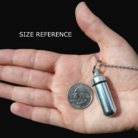 Beautiful Set of TEN Brushed Silver CREMATION URN Necklaces, Sympathy Gift - Picture 2 of 5